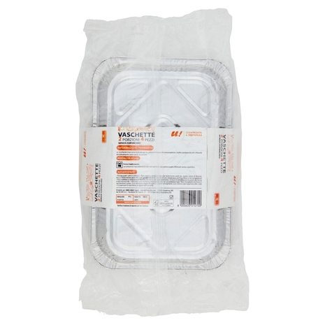 4 Vaschette 2 Porzioni U! Confronta e Risparmia